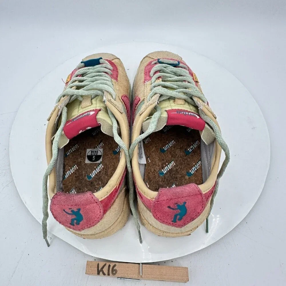Nike Cortez Union Men Size 5 Women 6.5 DR1413-200 Sesame Clay Dutch Green Shoes - Picture 11 of 13